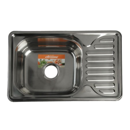 Kitchen car wash Accoona AB4266, mortise, thickness 0.6 mm, 660x420x165 mm, glossy