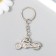 Trick Metal "Sports motorcycle" silver 4.5x2.2 cm
