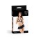 Erotic kit Glossy Behati, size L, Black color
