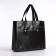 Bag without fastening, black color