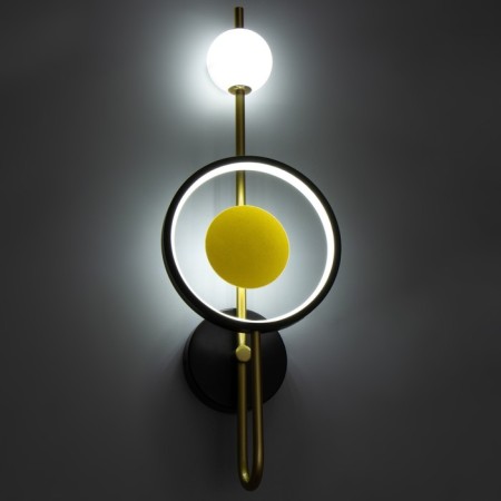 Bra "Lorry" LED 50W 3000-6000K black and gold 20x11x57 cm-2