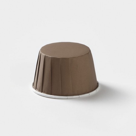 Baking shape Round shade “Chocolate with milk”, D = 6.5 cm, brown color-2