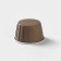 Baking shape Round shade “Chocolate with milk”, D = 6.5 cm, brown color