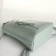 City backpack made of artificial leather with lightning, green color