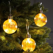 A set of Christmas balls 