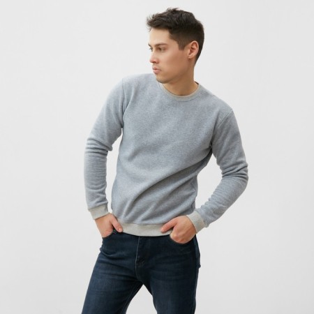The male sweatshirt was launched, the color is light gray, size 48-2