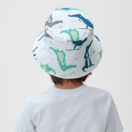 Panama Children's KAFTAN "Crocodiles" R.52 White-6
