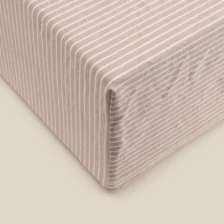 Slip on the elastic band SL Home Cotton 140*200+30 cm, central bunch/white, 100% greedy cotton-7