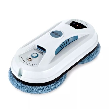 Robot Window Robite KitFort KT-5187, 80 W, 5.5 min/m2, from the battery, blue and white