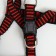Relief harness 36-49 x 1.5 cm, red-hourly