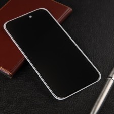 Protective glass for the iPhone 14 Pro, Antishpion, 9h, 0.33 mm, black frame