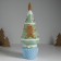 Souvenir Ceramics Light "Gingerbread Christmas tree with cookies" Green 10x10x31 cm