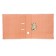 A4, 75 mm PAPKA-Registrum, Devente Gold Rose Butterfly, collapsible, metal edging, matte lamination, foil embroidery
