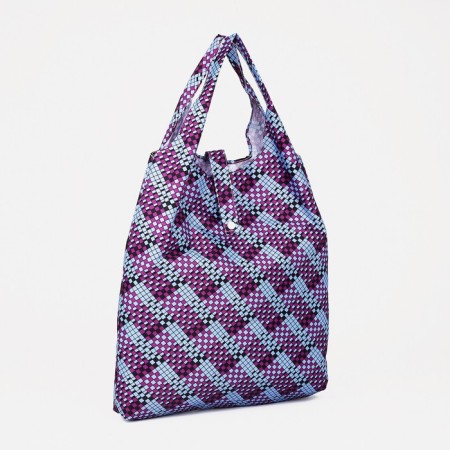 Permanent bag on the button, purple color-1