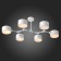Ceiling EVOLUCE lamp. Sle183502-06. Gemento. 6x60 watts, E14, 73x95.5x32 cm, white color