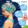 Swiming hat for children's Onlitop, silicone, girth 46-52 cm
