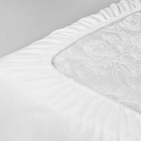 Substract with an side "Cosmo +", size 120 x 200 x 30 cm, white color-1