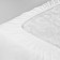 Substract with an side "Cosmo +", size 120 x 200 x 30 cm, white color