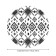 The tablecloth “Aztec drawings”, round, oxford, elastic band, size 140x140 cm, diameter 105-120 cm