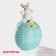 Sugar tower "Bunny", 650 ml, blue color