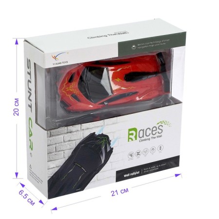Racer anti -gravity machine, radio control, battery, drives along the walls, mix-6