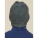 Children's hat, size 51-52, dark gray color