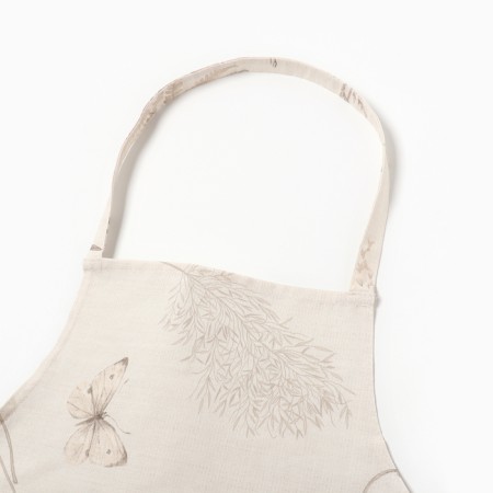 Apron Ethel "Flower Herbarium" 60x70 cm, 100% HL, reps 210g/m2-1