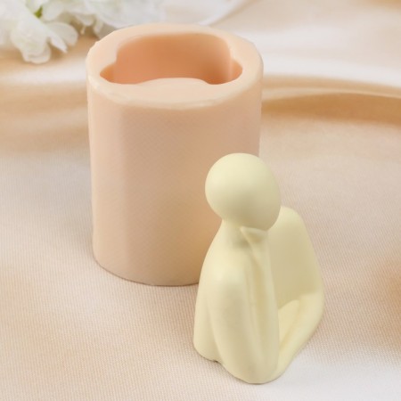 Silicone Mold "Abstraction 1" 5.6x4x8.5 cm-1