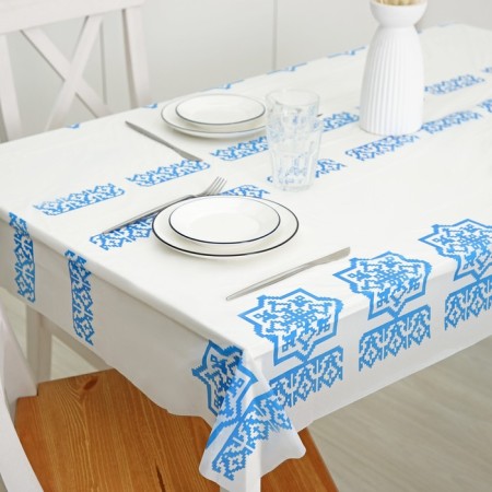 The single tablecloth “Russian patterns”, 110 × 220 cm, Mix drawing-5