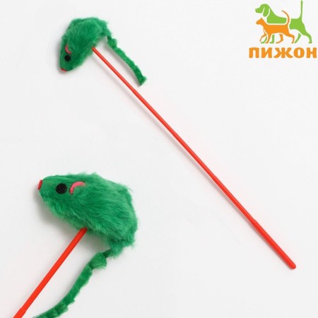 Teaser "mouse on a stick", green