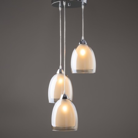 Suspended lamp Freya Fr5375PL-03CH1 ASTERY, 370x370x900 mm, E27, 3x60W, color chromium-6