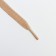 Flat laces 7 mm, 160 cm, beige color, steam