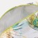 Lightning cosmetic bag, green color