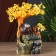 The desktop fountain from the network "Tree with amber leaves" 312 stones 34x26x13 cm