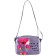 Children's bag with lightning, 6x11x13 cm, adjustable belt, purple mix