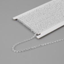 Rhinestones on threads, 3 mm, 9 ± 1 m, the color is transparent