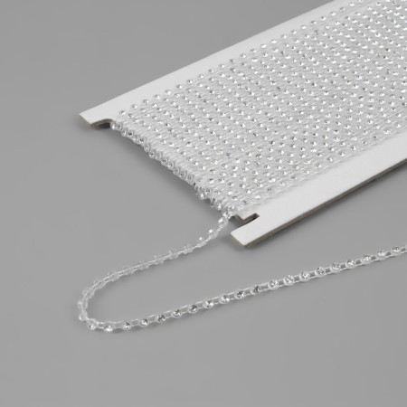 Rhinestones on threads, 3 mm, 9 ± 1 m, the color is transparent