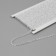 Rhinestones on threads, 3 mm, 9 ± 1 m, the color is transparent
