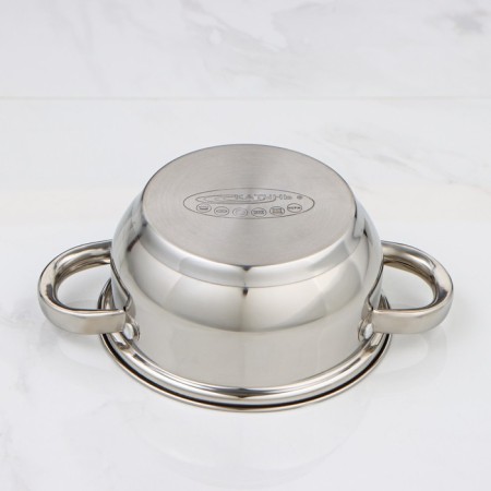 Gretta pan, 1.6 l, d = 16 cm, glass cover, capsule, induction-2