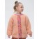 Bilateral jacket for girls, height 116 cm, jeans color