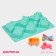 Silicone form for baking shares "transport", 30 × 17.5 cm, 6 cells (9 × 5.5 × 3.5 cm), blue color