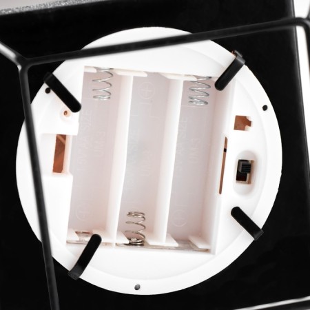 Nightlight 49283/1 LED battery 3HAA Black 13x13x30 cm-6