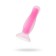 Anal plug luminous in the dark Cain Glow, waterproof, silicone, transparent, 10 cm
