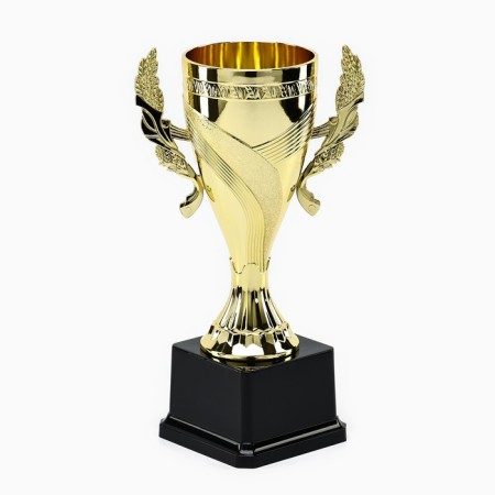Cup 188 s, award figure, gold, plastic stand, 23.5 x 13 x 8 cm