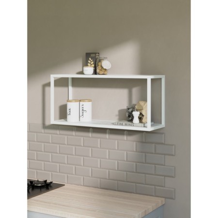 Hinged shelf 800, 800x250x360, white Muar/Metropolitan Gray-2
