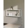 Hinged shelf 800, 800x250x360, white Muar/Metropolitan Gray