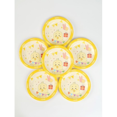 A set of paper utensils "Happy chicken", set of 12 pcs.-3