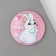 Sunset magnet "You are a miracle", diam. 5 cm