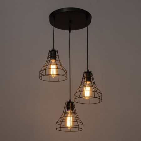 Lamp "Cup" 3he27 40W 30x30x19-139 cm-2