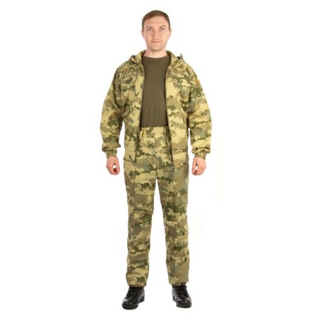 Orion costume "Pioneer", shirt, fragments beige, river 64-66 Height 182-188-6